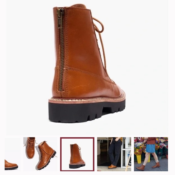 Madewell Citywalk Lugsole Boot - English Saddle - Picture 4 of 15